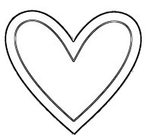 clipart valentine heart outline - photo #40