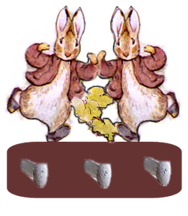 dancing bunny key holder craft