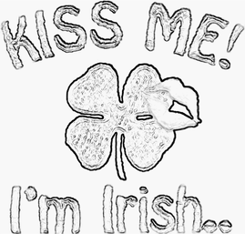 Kiss Me I'm Irish craft pattern