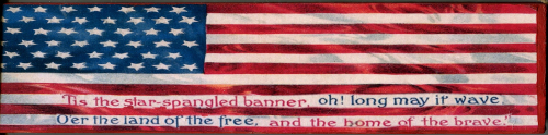 Vintage image American flag 