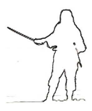 pirate with a sword craft pattern