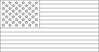 American Flag Craft Pattern 