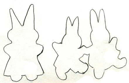 3 bunnies dancing pattern