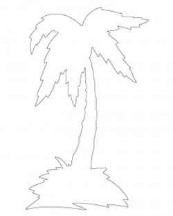 Palm Tree Scroll Saw Pattern 