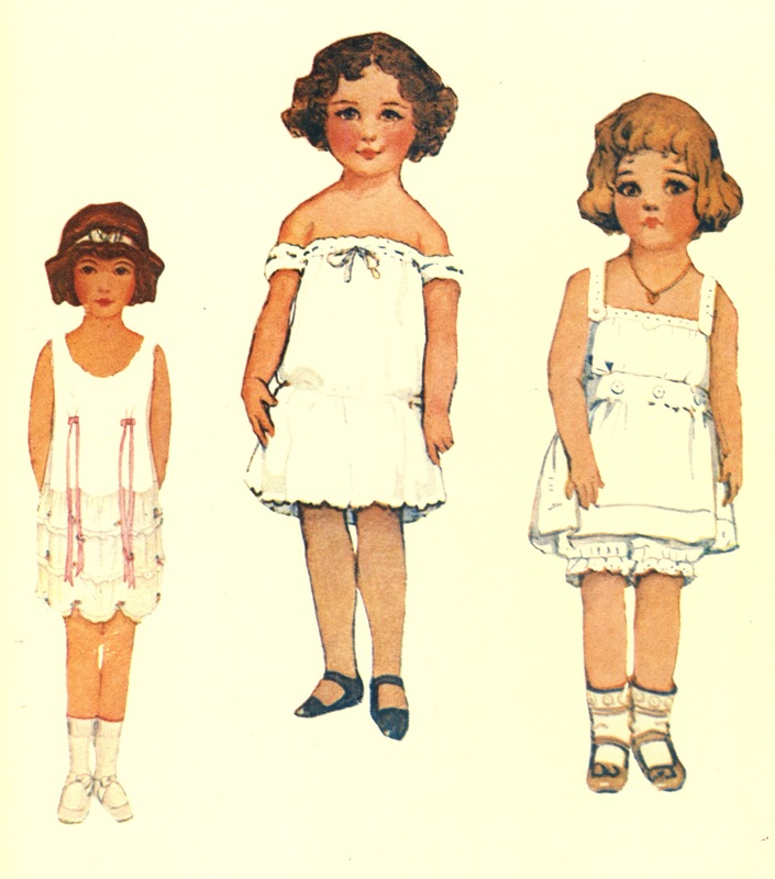 1900's vintage paper dolls