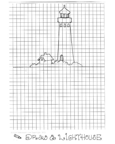 Draw a lighthouse